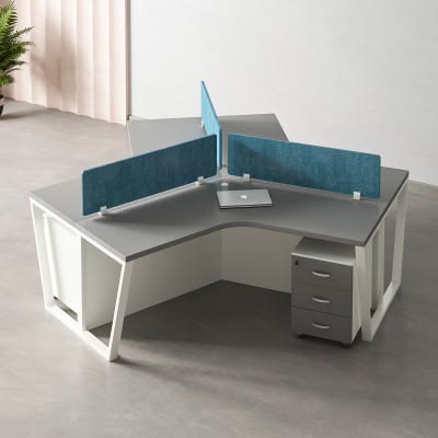 Credo Workstation Desk | Modern Executive Office Table with Smart Workspace Design & Durable Build