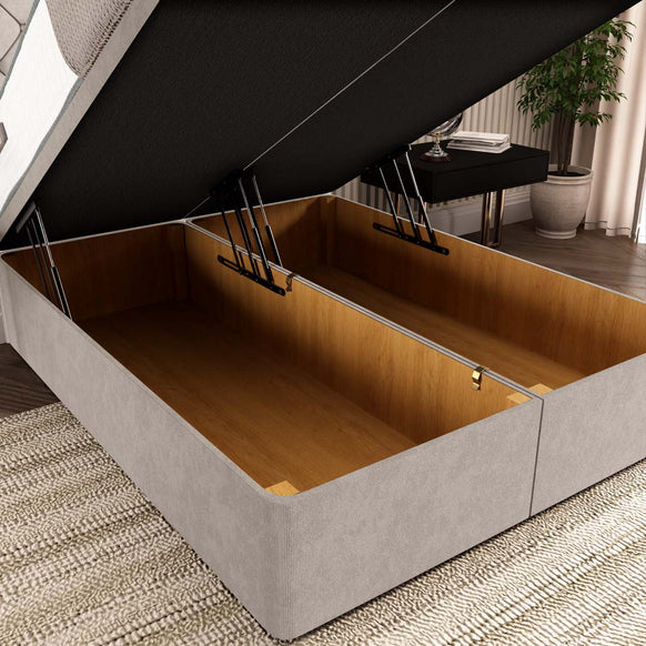 Modern Ottoman Divan Cube Bed with Storage – Stylish Upholstered Frame