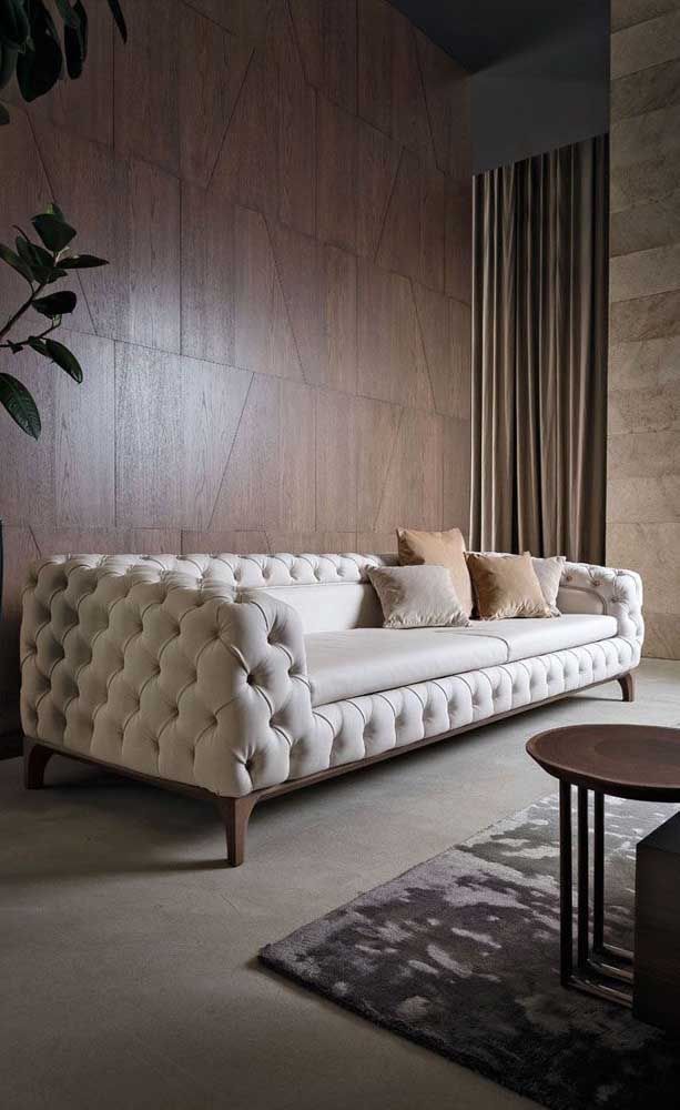 Chesterfield Sofa | Luxury Classic Button-Tufted Sofa | Elegant Vintage Style Living Room Couch