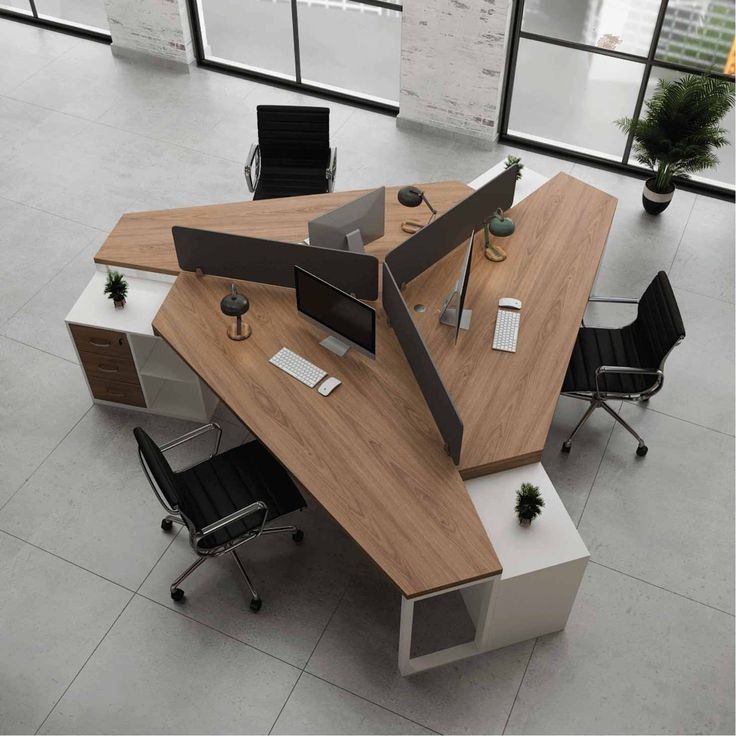 Credo Workstation Desk | Modern Executive Office Table with Smart Workspace Design & Durable Build